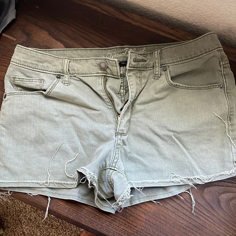 Green shorts